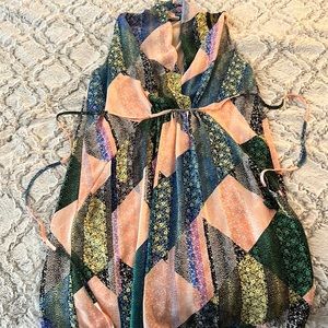 Colorful size XL mini dress